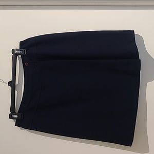 Navy blue wrap skirt